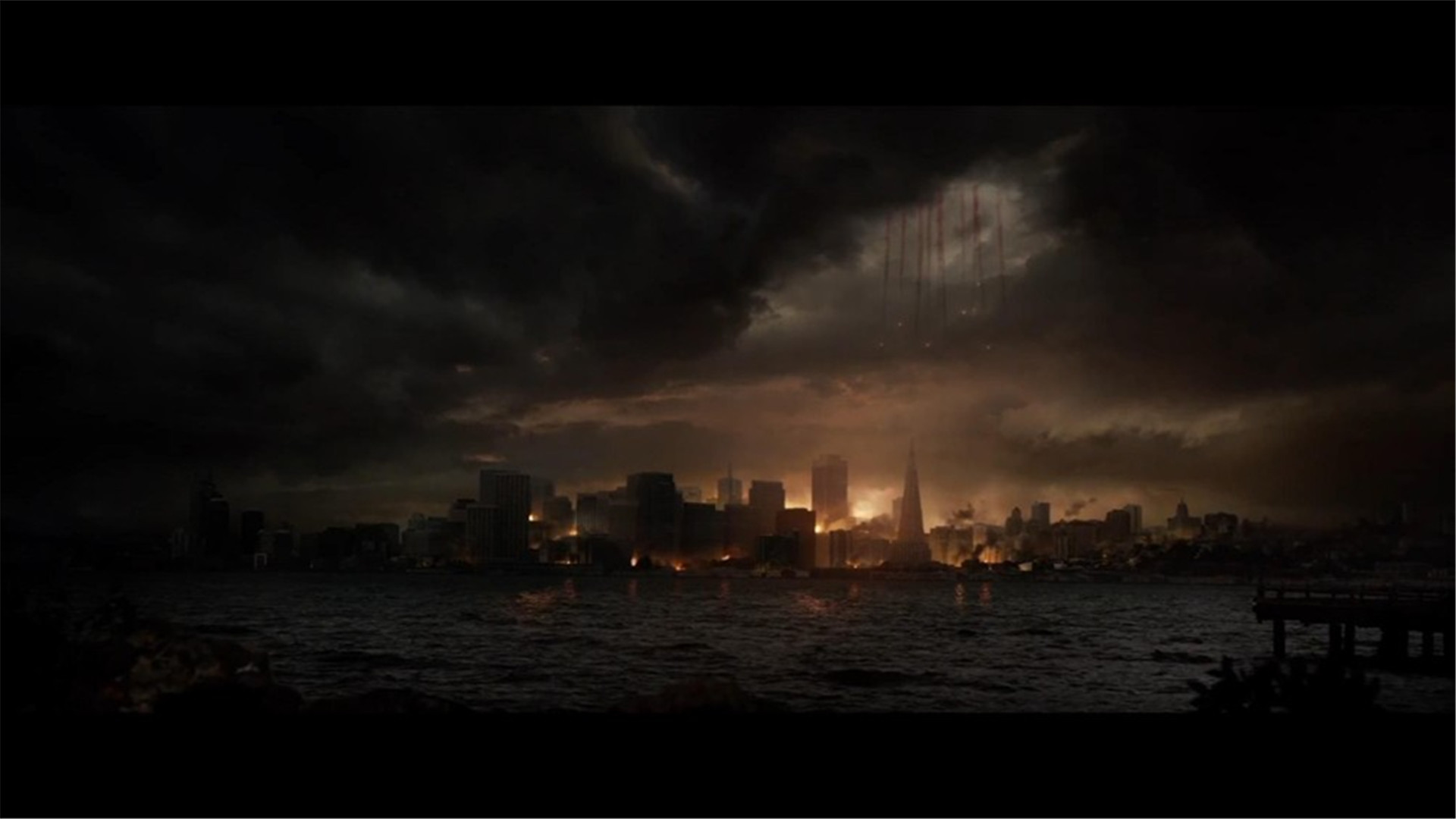 科幻大片《哥斯拉》高清人物怪獸劇照圖片電腦桌面壁紙下載