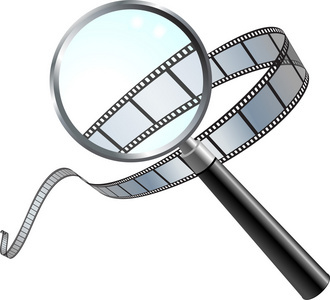 矢量圖像 美容產品在電影中的藝術表達